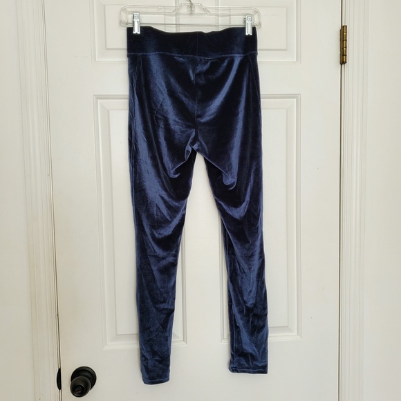 blue velvet leggings - small, utopia by hue - Picture 6 of 10